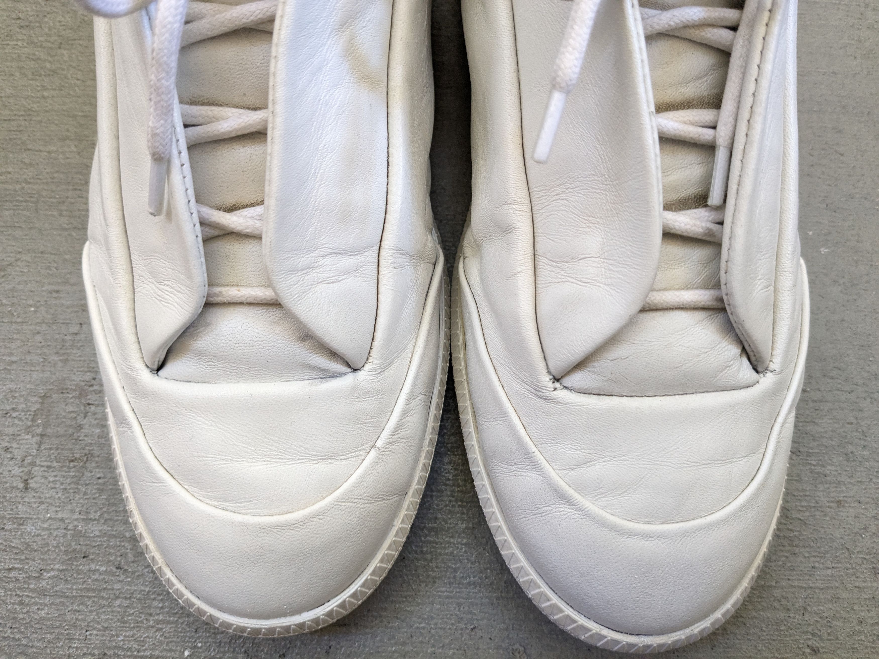 Maison Margiela Maison Margiela Future White 9 42 Leather High Tops Size US 9 / EU 42 - 5 Thumbnail