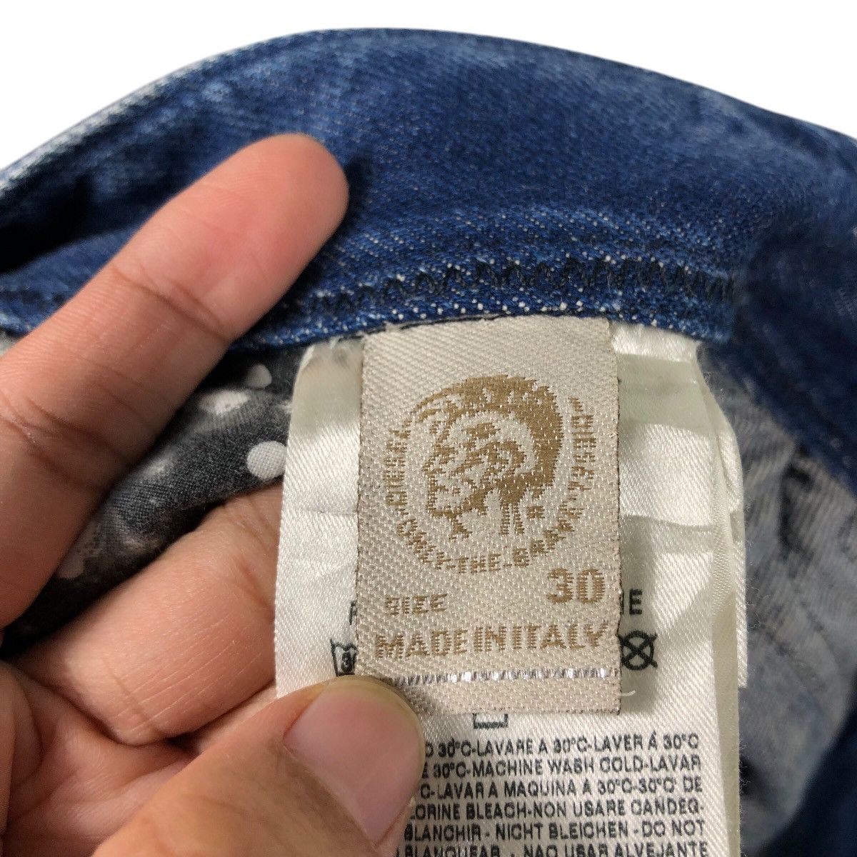 Diesel 📌Vintage Denim Jeans Diesel Parachute Bondage Biker Style Size US 32 / EU 48 - 23 Thumbnail