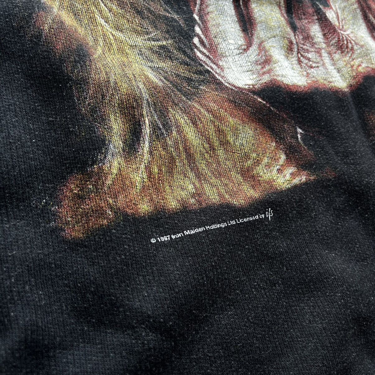 Band Tees × Vintage Vintage 1997 Iron Maiden metal collection wear washed Size US M / EU 48-50 / 2 - 5 Thumbnail