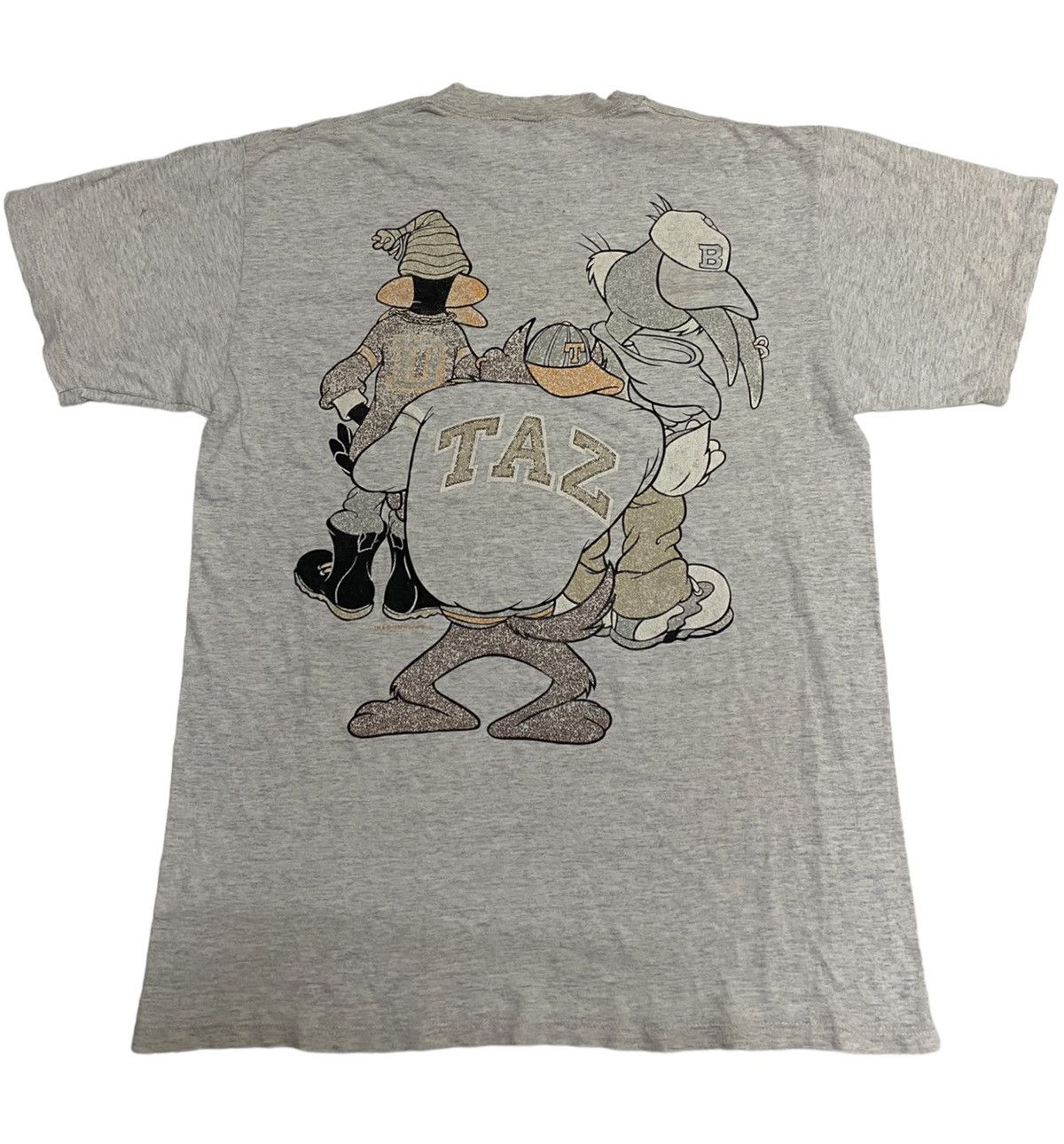 Vintage × Warner Bros Vintage 90s Warner Bros Back to Back Print T-Shirt (C2) Size US L / EU 52-54 / 3 - 2 Thumbnail