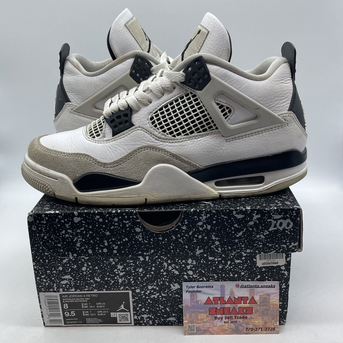 Jordan Brand Air Jordan 4 military black Size US 8 / EU 41 - 1 Thumbnail