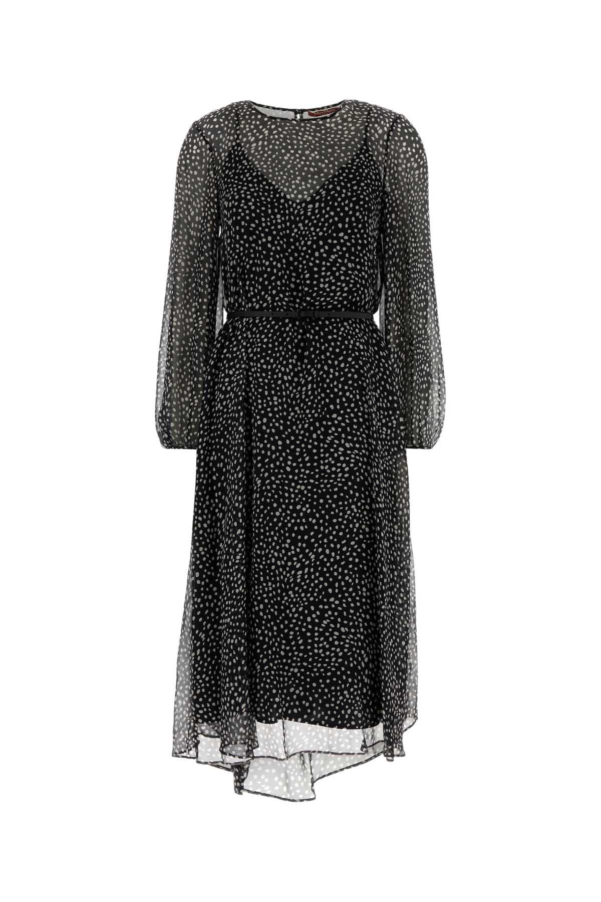 Max Mara Printed Silk Campo Dress Size M / US 6-8 / IT 42-44 - 1 Thumbnail
