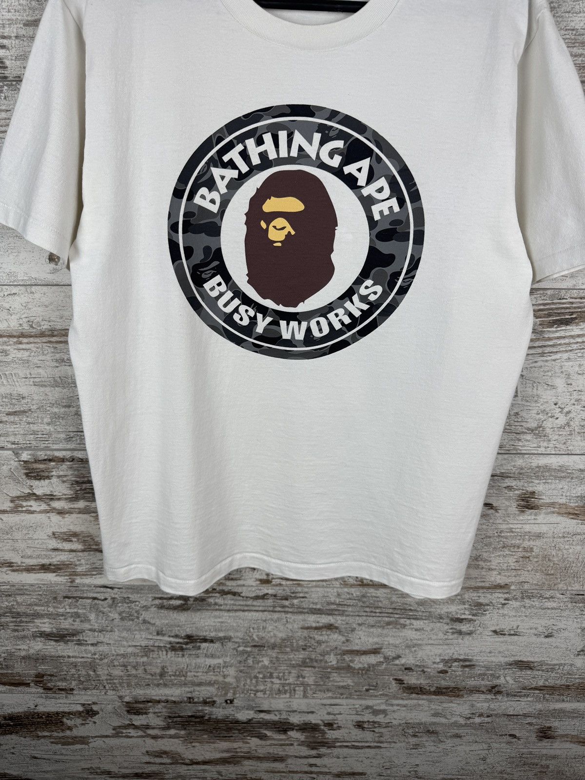 Bape Mens Vintage A Bathing Ape Bape busy works T-Shirt tee japan Size US M / EU 48-50 / 2 - 5 Thumbnail