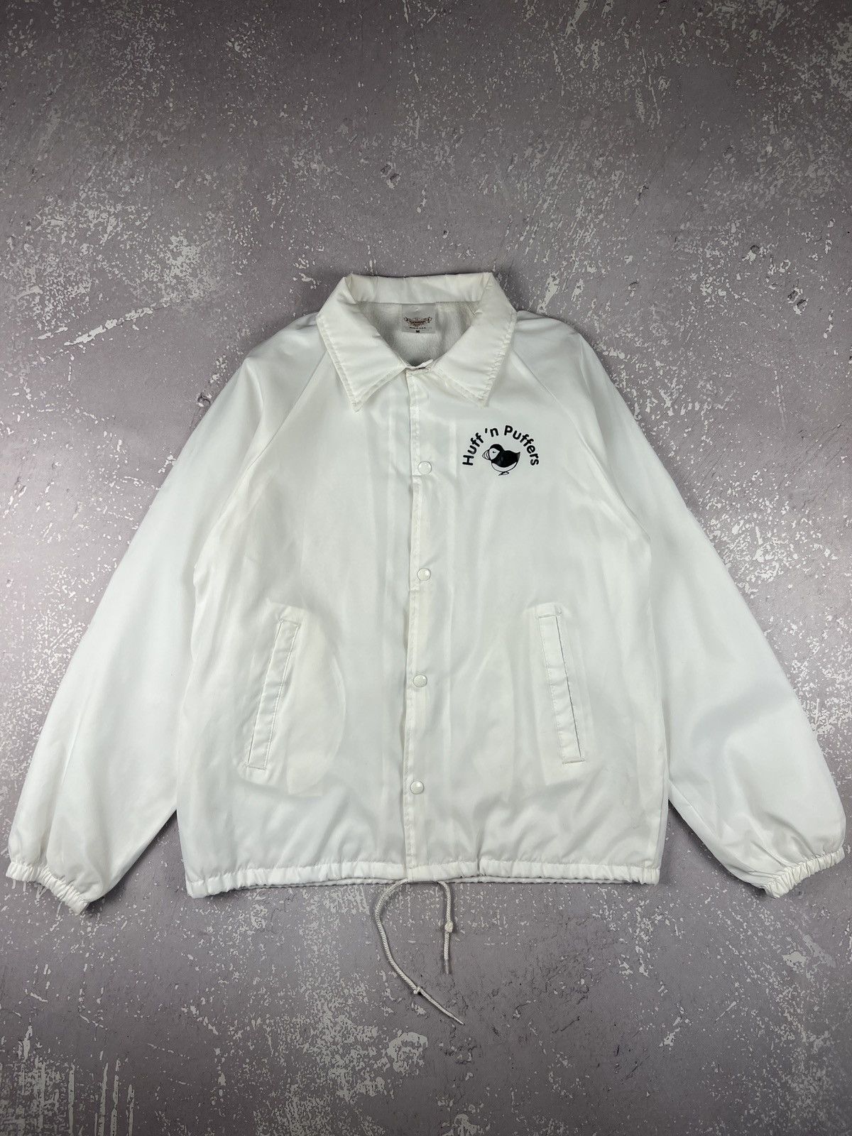 Auburn Sportswear 80s 90s Vintage Auburn Huff&Puffers Made in Usa Coach Jacket Size US M / EU 48-50 / 2 - 1 Thumbnail