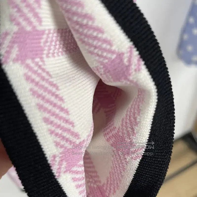 Miu Miu Miu Miu Pink Cotton Checked Cardigan . Size M / US 6-8 / IT 42-44 - 7 Thumbnail
