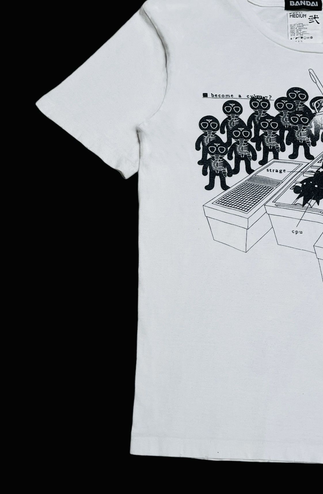 Japanese Brand × PPFM × Vintage Rare Design Vintage Brand PPFM Bandai T-shirt 2000s Size US M / EU 48-50 / 2 - 4 Thumbnail