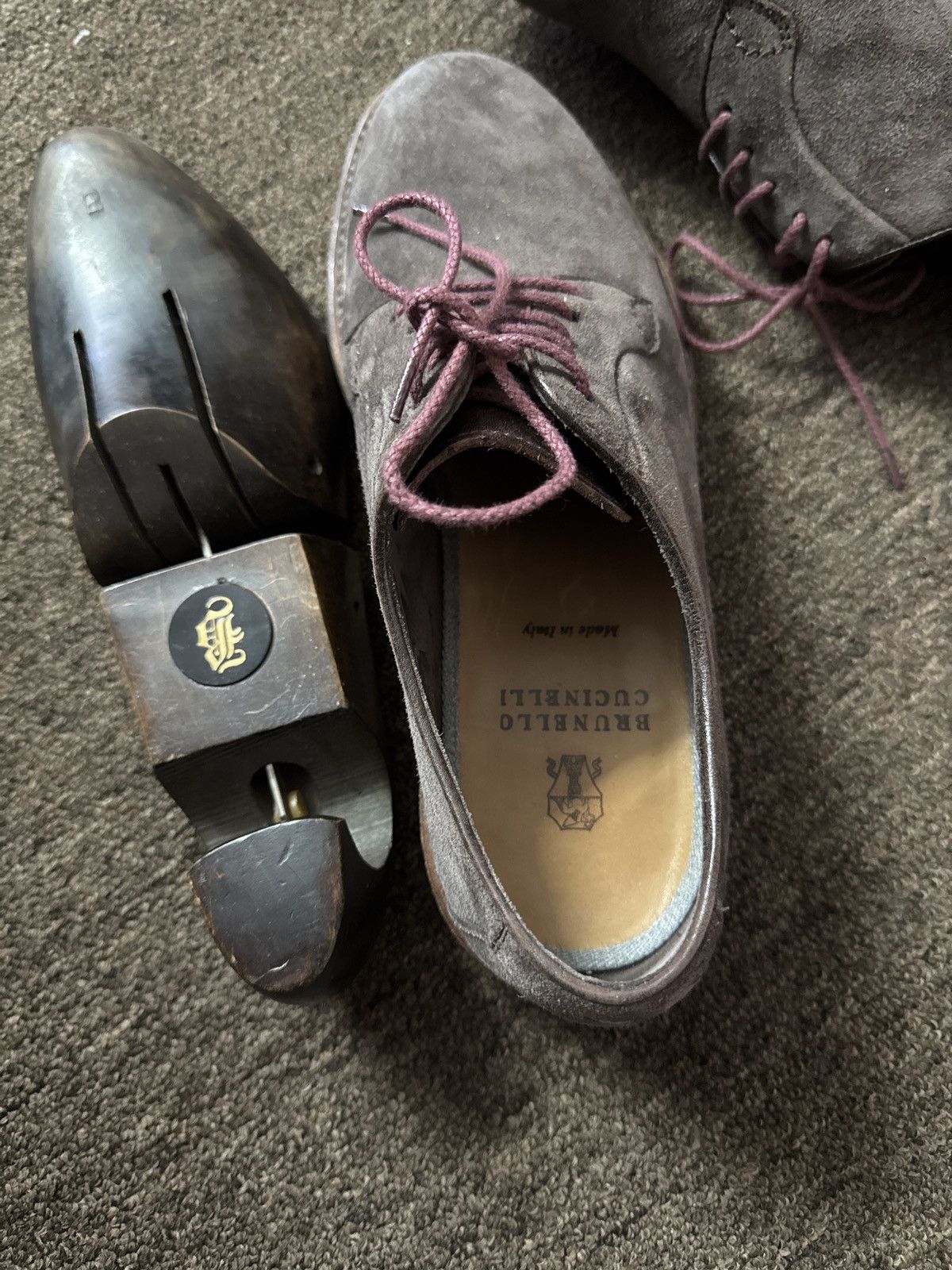 Brunello Cucinelli Brunello Cucinelli suede derby shoes 41 Size US 8 / EU 41 - 6 Thumbnail