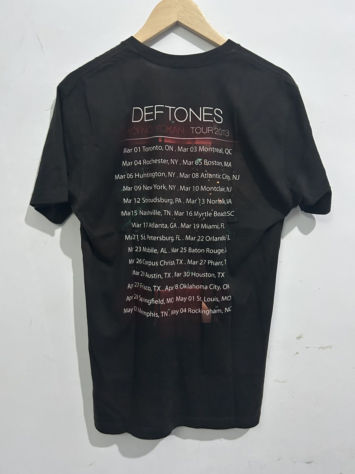 Band Tees RARE 00s Deftones Koi No Yokan Tees Size US M / EU 48-50 / 2 - 4 Thumbnail