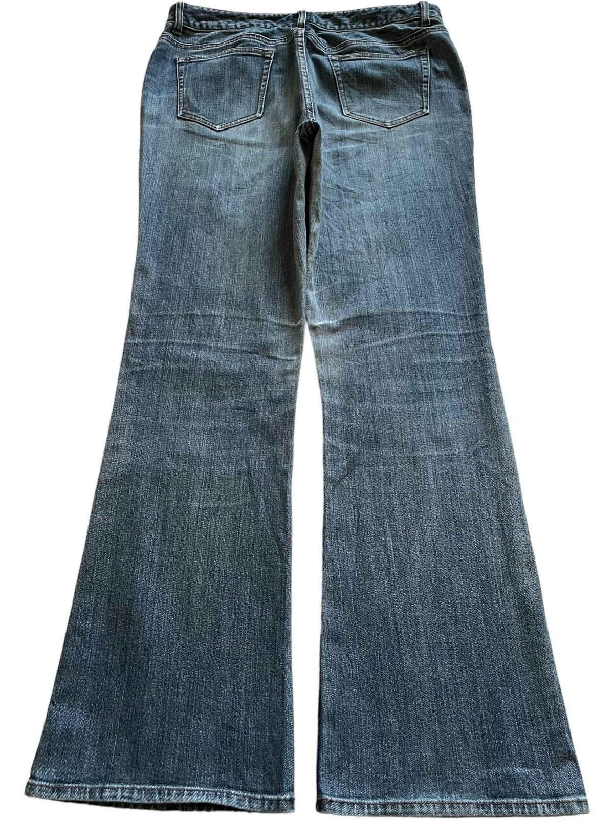 Japanese Brand SALES🔥Vintage Japanese Brand Flare Faded Wash Western Jeans Size 33" - 2 Thumbnail