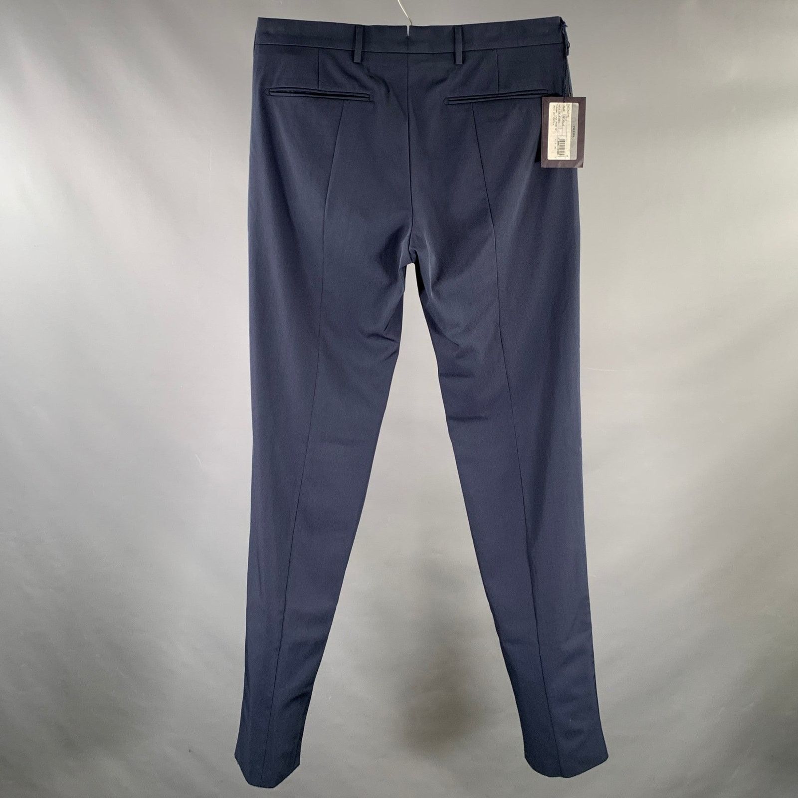 Prada PRADA Size 32 Navy Virgin Wool Blend Pants Size US 32 / EU 48 - 3 Thumbnail