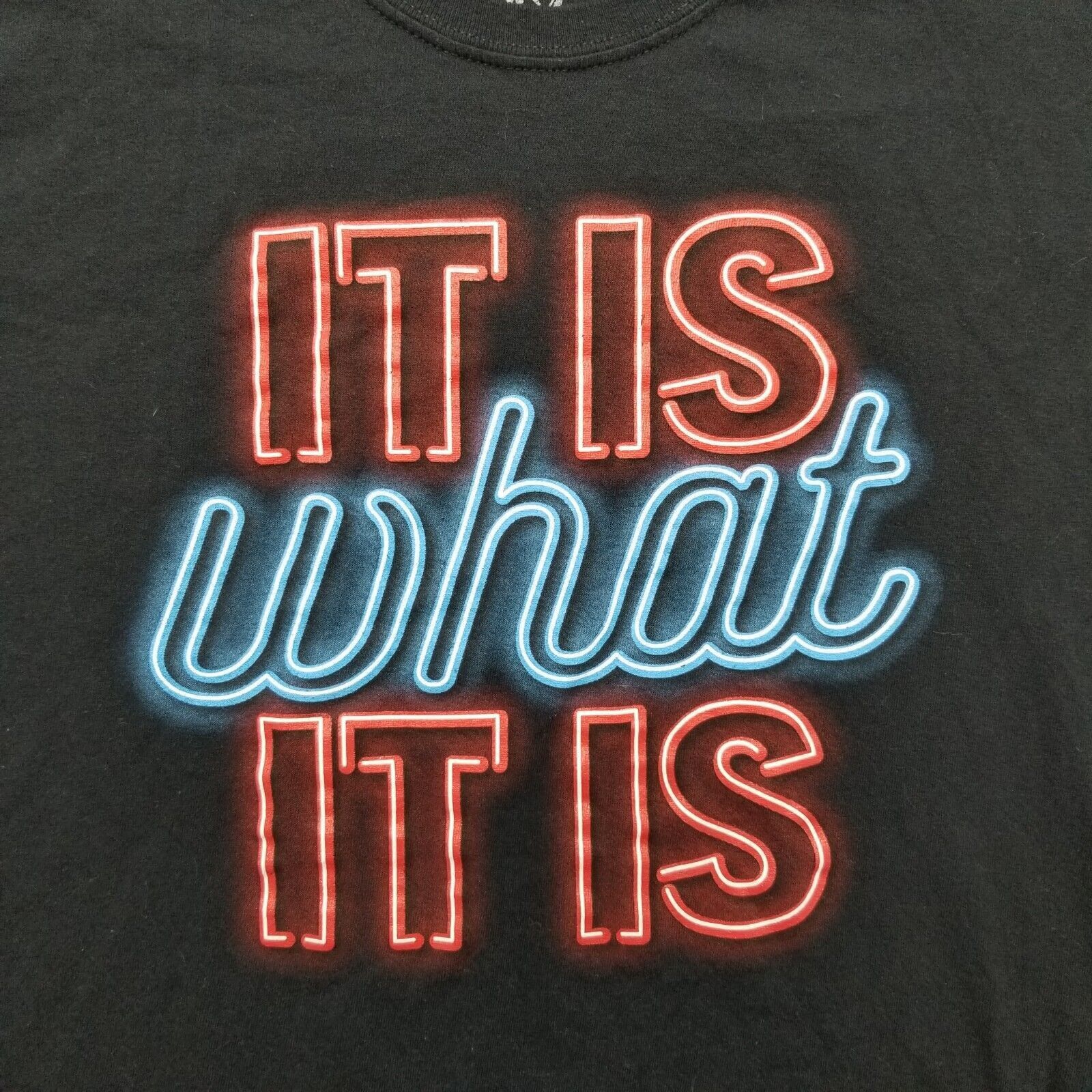 Other DOM Shirt Men Medium It Is What It Is Neon Lights Size US M / EU 48-50 / 2 - 2 Thumbnail