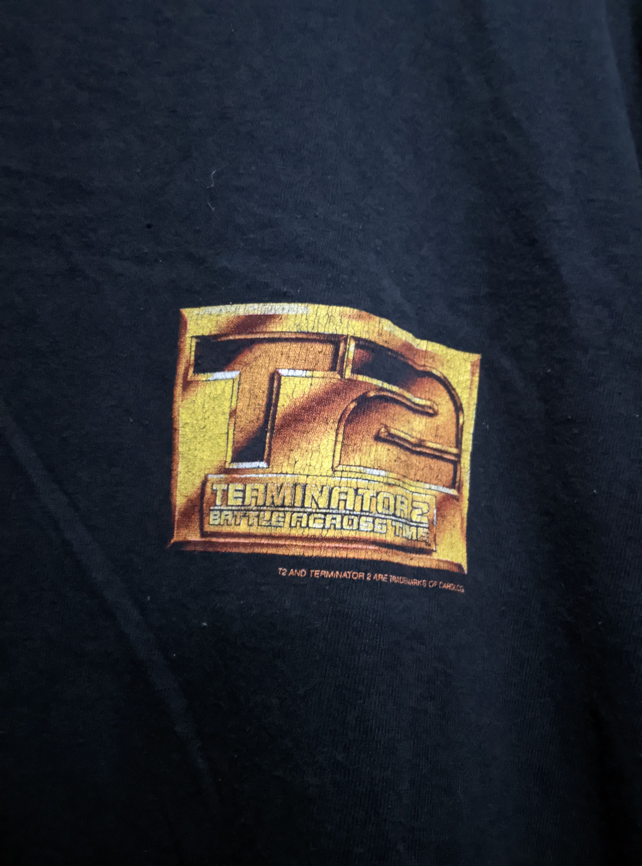 Vintage Vintage 1996 Terminator 2 movie promo t shirt Size US XXL / EU 58 / 5 - 4 Thumbnail