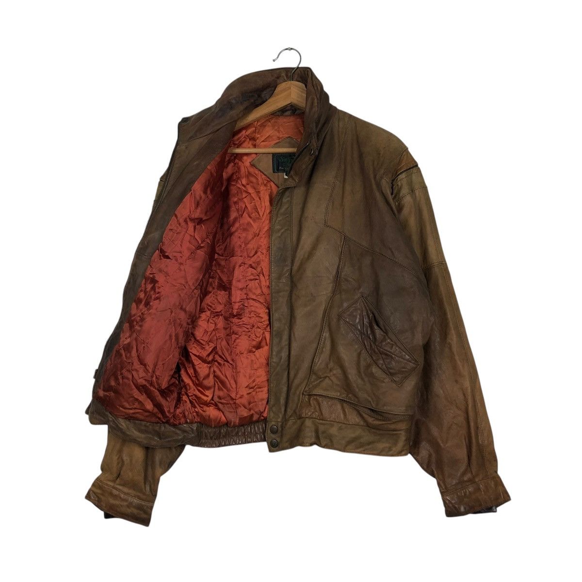 Japanese Brand 🔥VINTAGE LEATHER JACKET BOMBER SIN THUNG ISSEY MIYAKE Size US M / EU 48-50 / 2 - 13 Thumbnail