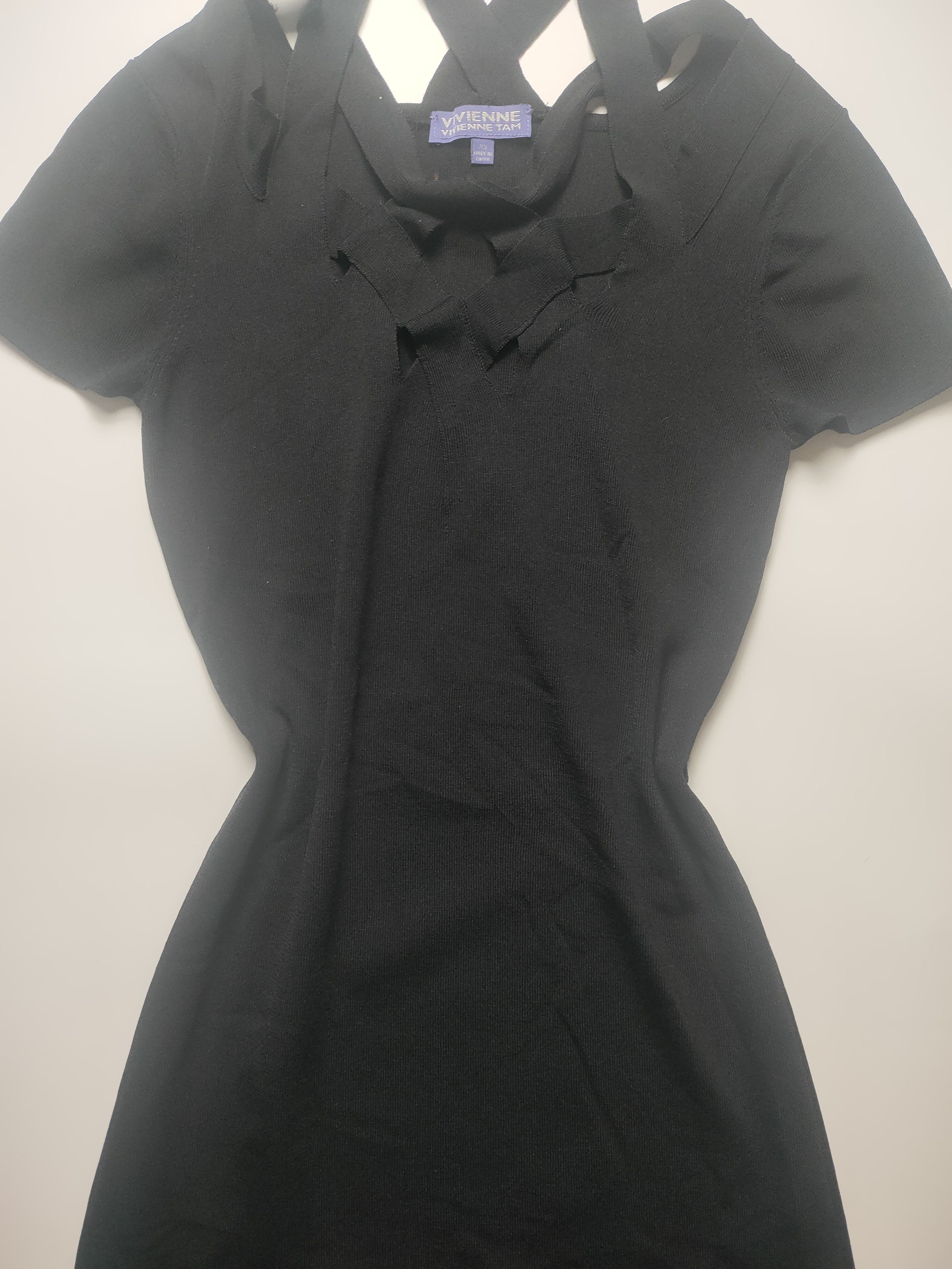 Vivienne Tam Vivienne Tam Y2K Black Cutout Dress Size XS / US 0-2 / IT 36-38 - 5 Thumbnail