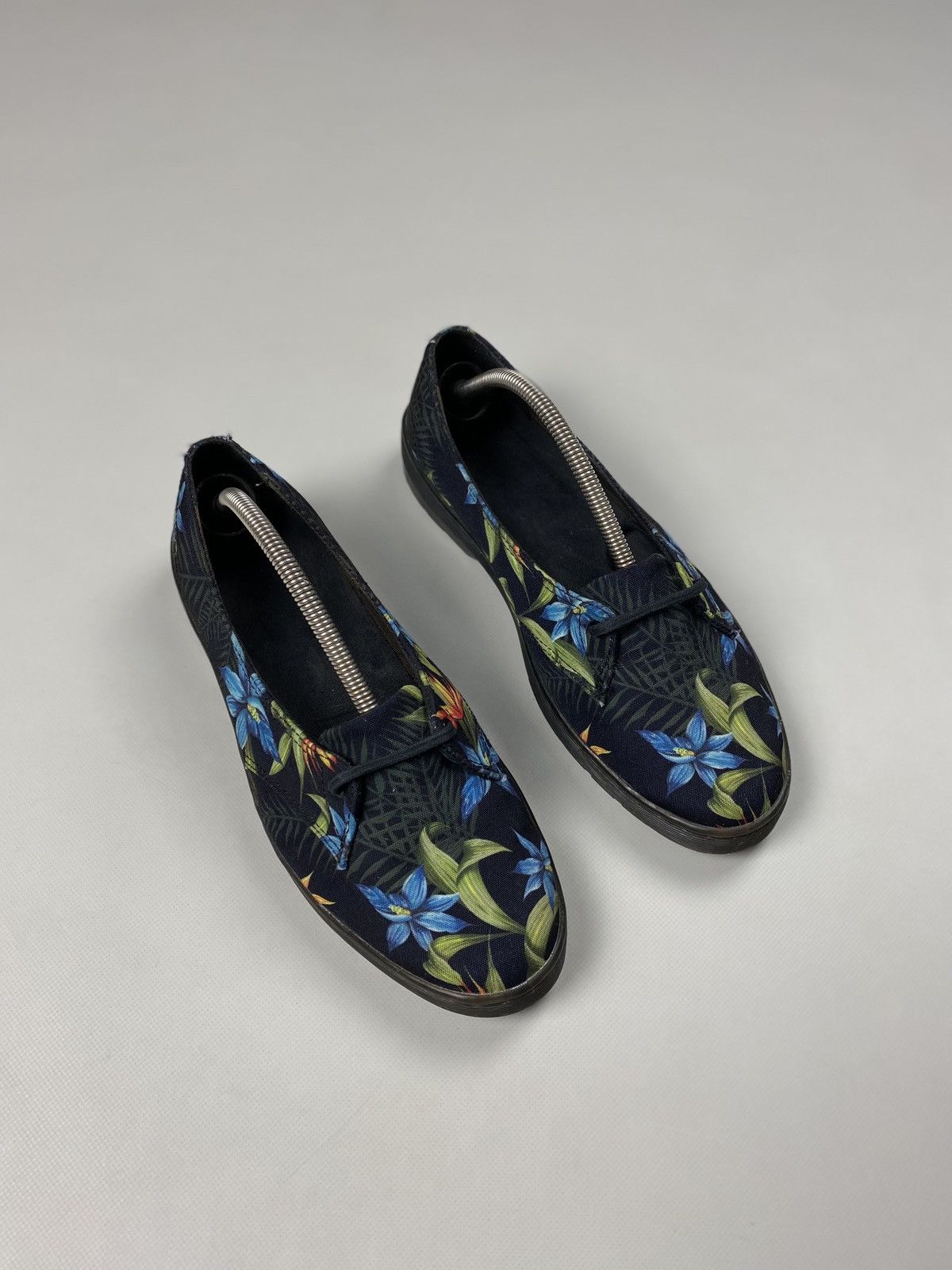 Dr. Martens Dr. Martens Morada Canvas Black Hawaiian Ballets Flats Size US 11 / IT 41 - 1 Thumbnail