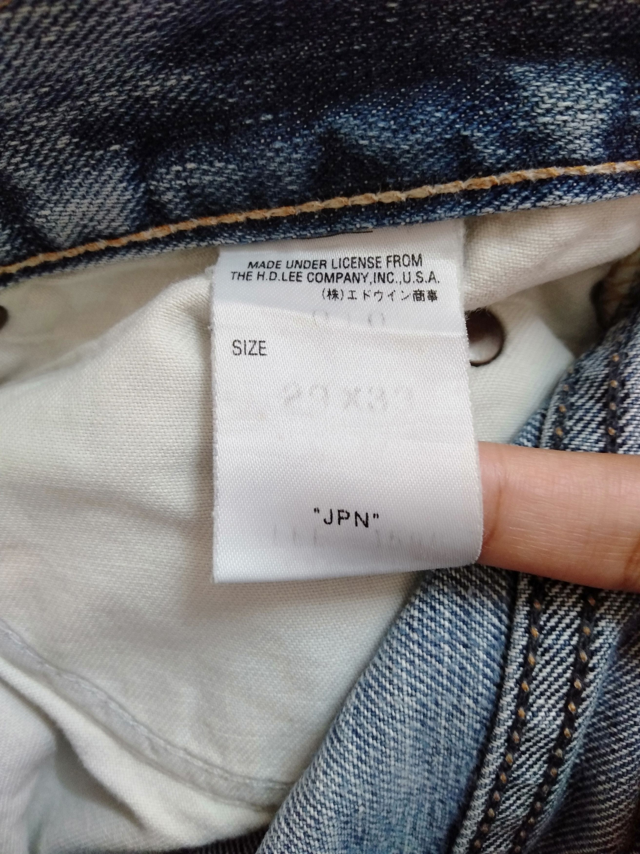 Japanese Brand × Lee × Vintage LEE Riders Made in Japan Vintage Patchwork Jeans Size US 29 - 4 Thumbnail