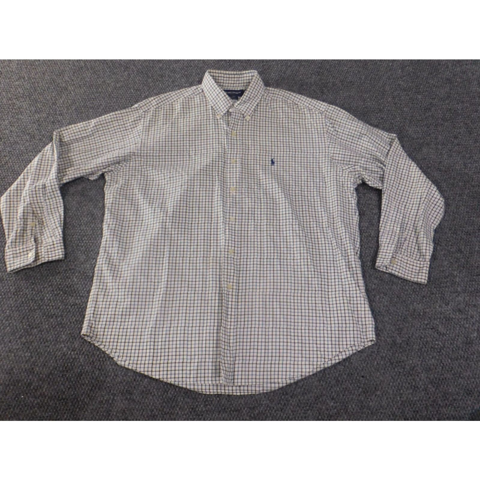 Ralph Lauren Ralph Lauren Shirt Mens Large Tilden Golf Plaid Button-Up Pony Retro Cotton Size US L / EU 52-54 / 3 - 2 Thumbnail