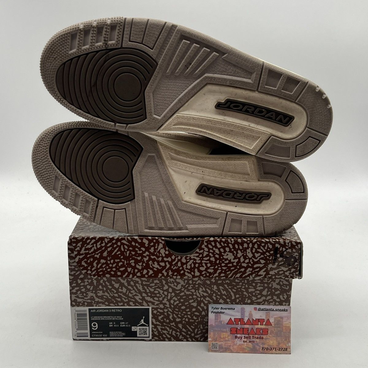 Jordan Brand Air Jordan 3 palomino Size US 9 / EU 42 - 8 Thumbnail