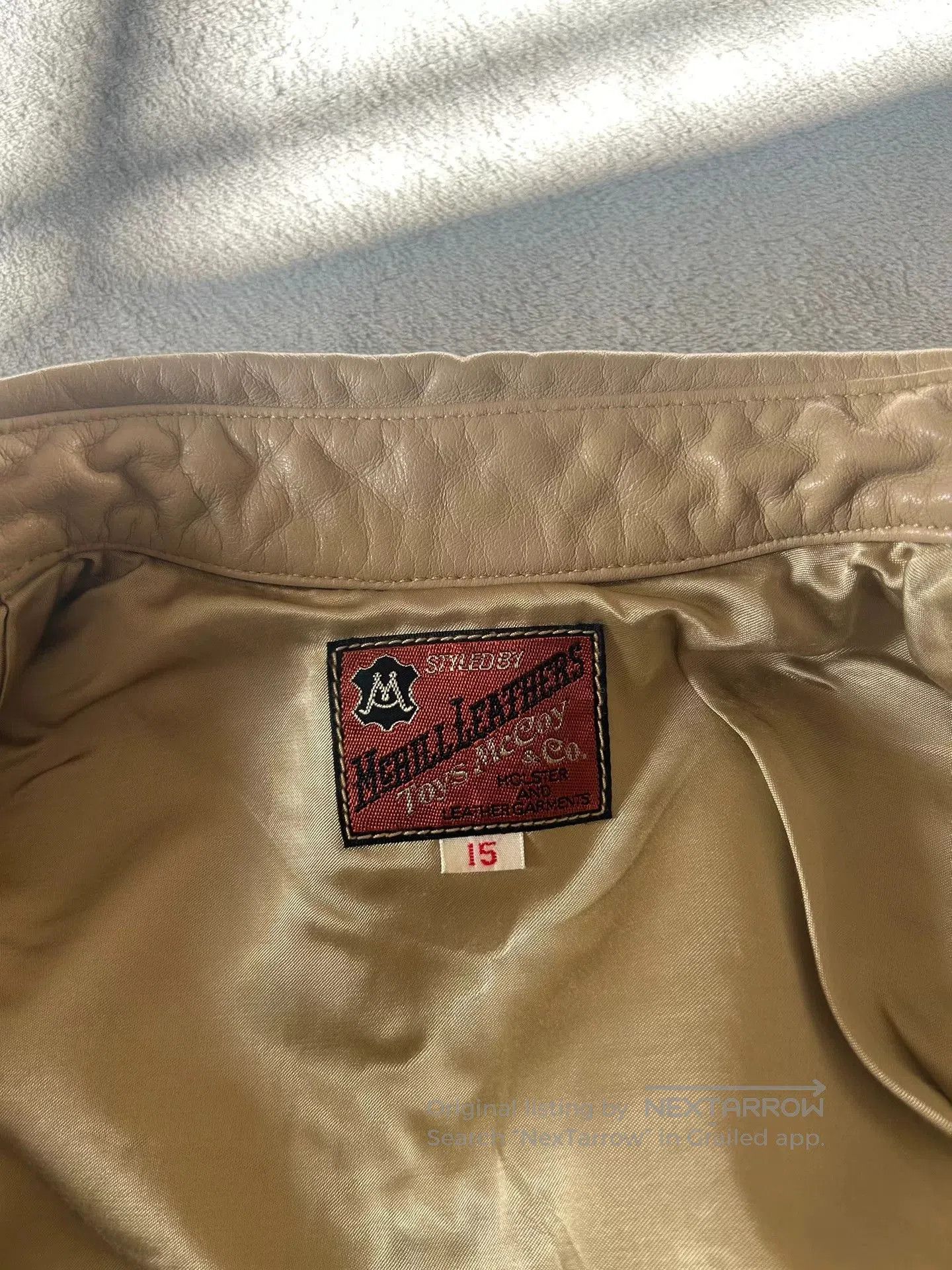 TOYS McCOY McCoy Leather Shirt in Tan Color. Size US M / EU 48-50 / 2 - 6 Thumbnail
