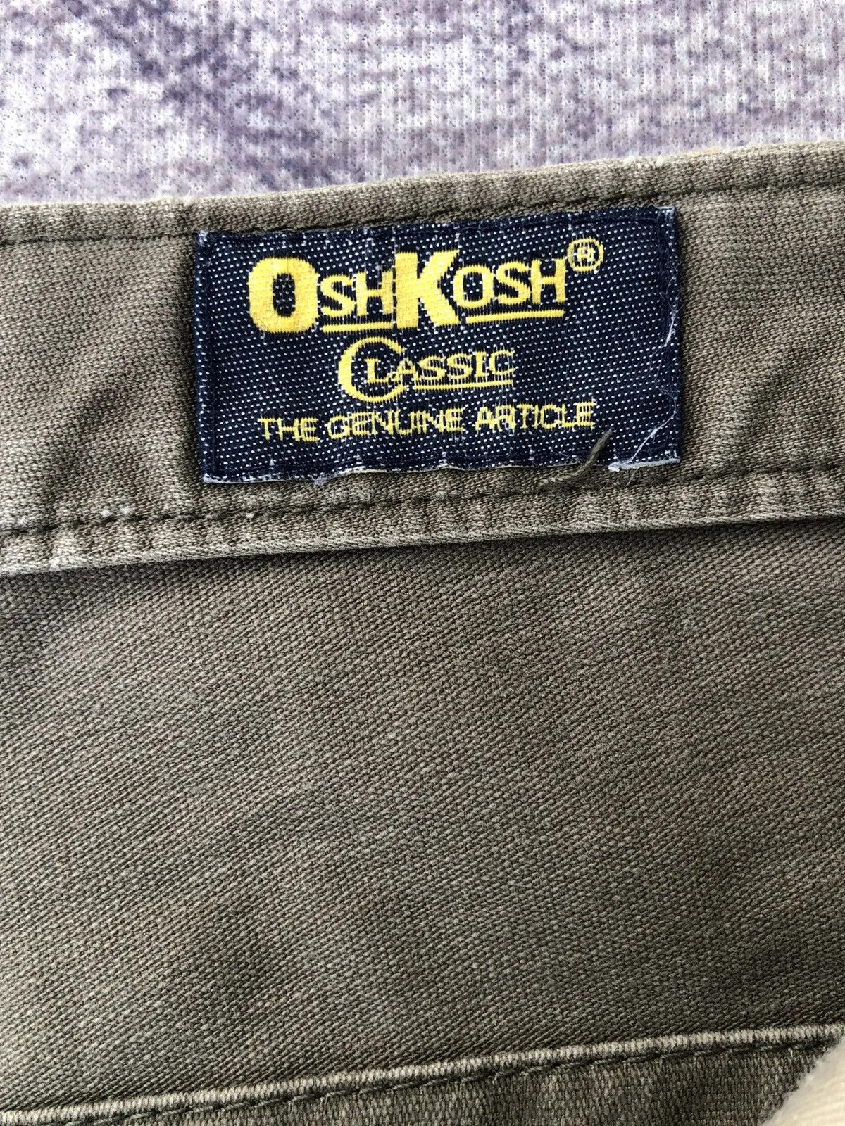 Oshkosh OshKosh Cargo Green Olive Style Multi-Pocket Pants Size US 31 - 9 Thumbnail