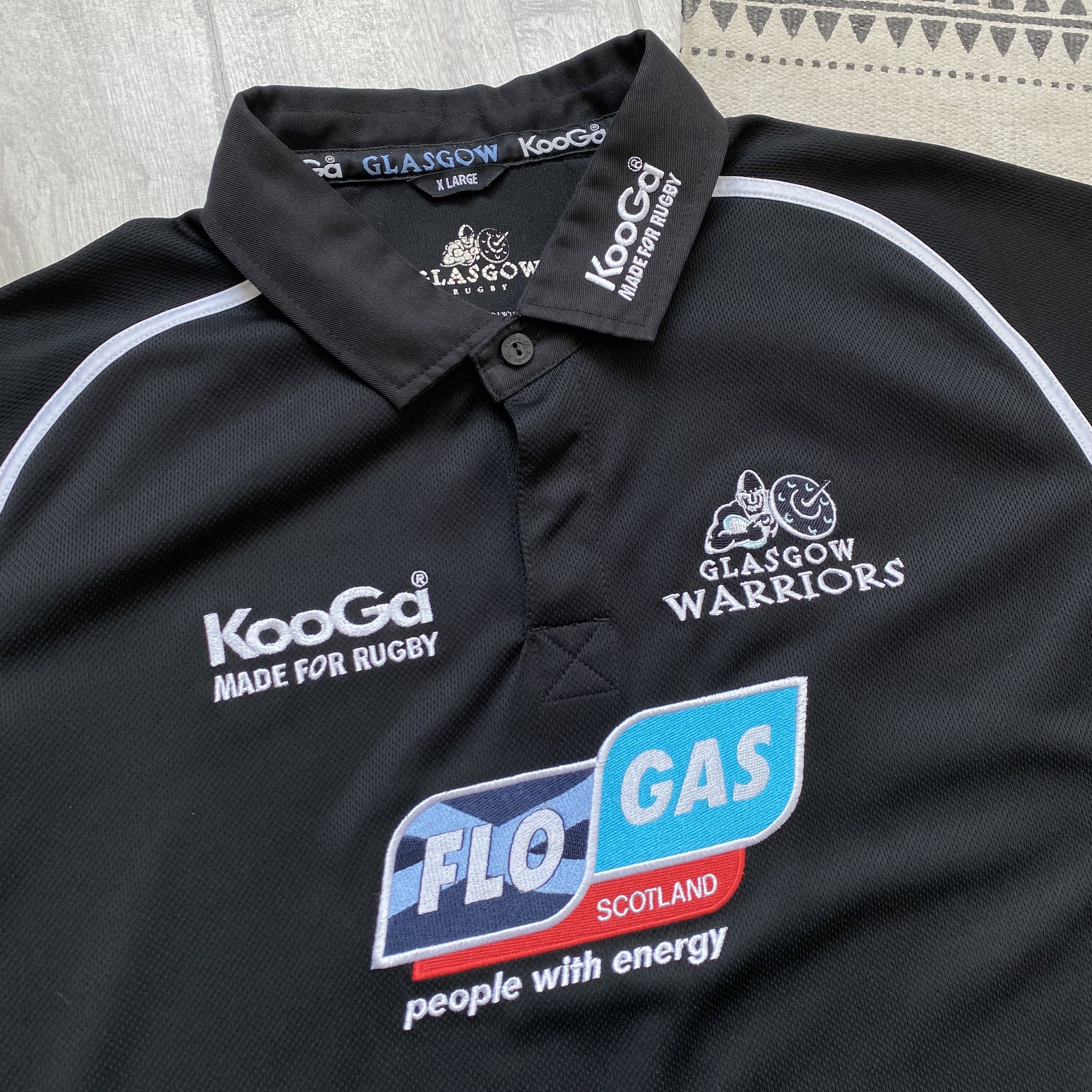 Umbro 🏈 Vintage Scotland Grasgow rugby jersey polo Blockore Size US XL / EU 56 / 4 - 5 Thumbnail