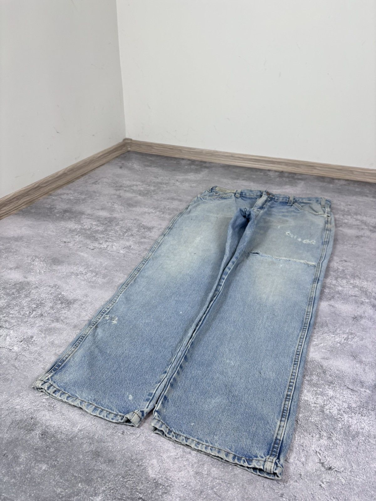 Dickies Dickies Men’s Denim Jeans Faded Light Blue Distressed Size US 38 / EU 54 - 11 Thumbnail