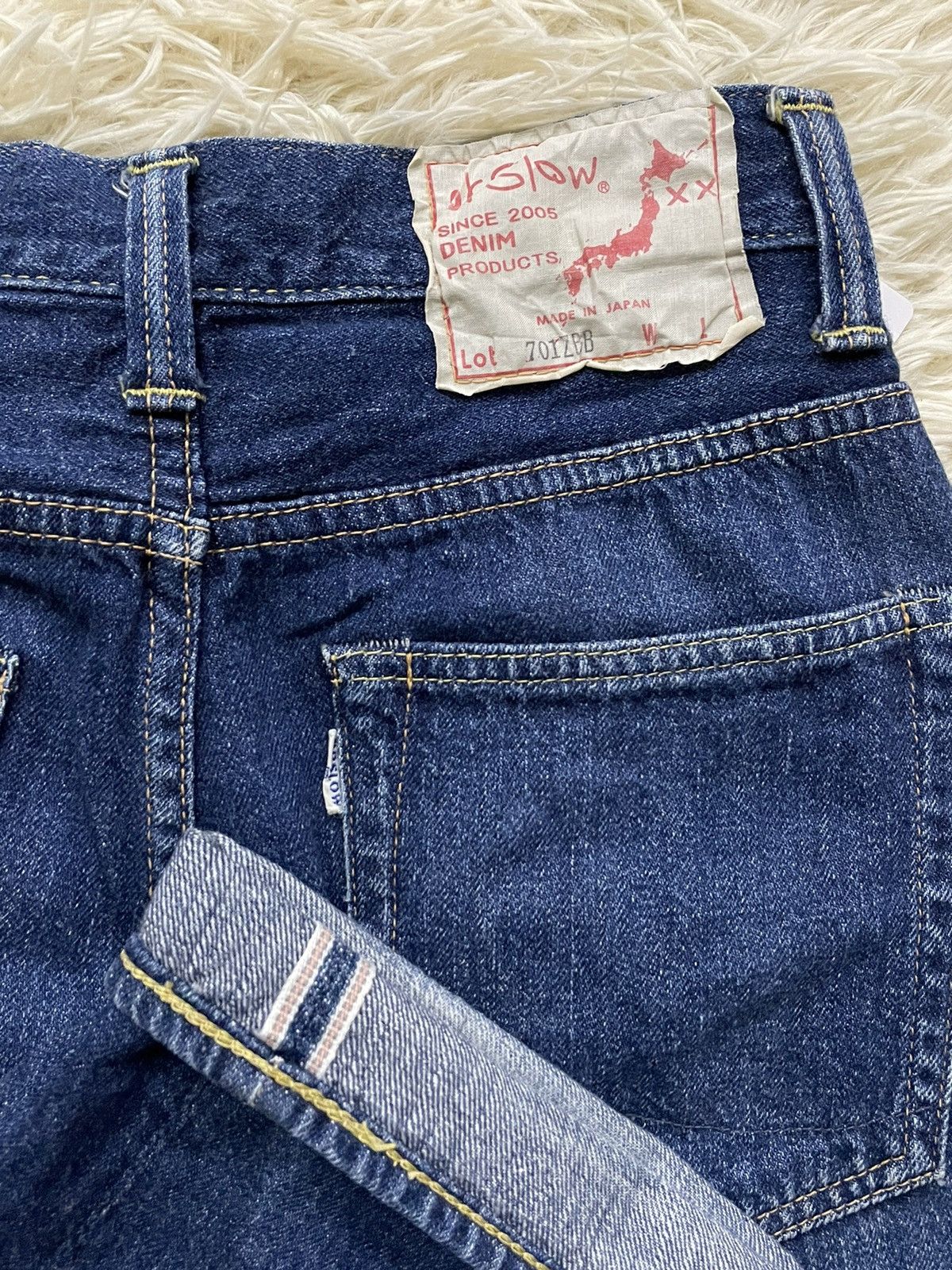 Beams Plus × Orslow Final Drop‼️Orslow x Beams Selvedge Drop Croth Size US 26 / EU 42 - 14 Thumbnail