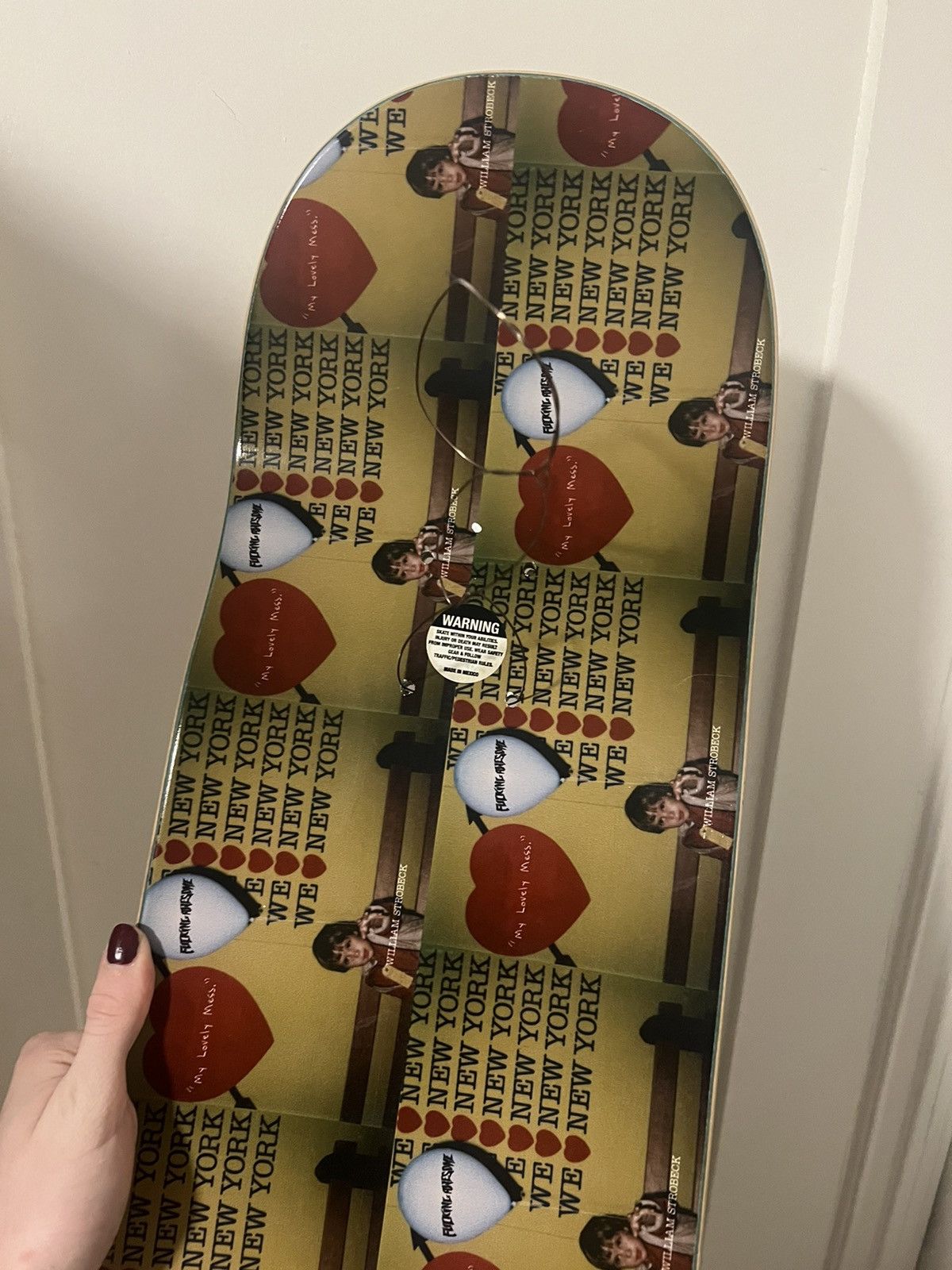 Fucking Awesome Strobeck “My lovely mess” deck size 8.5