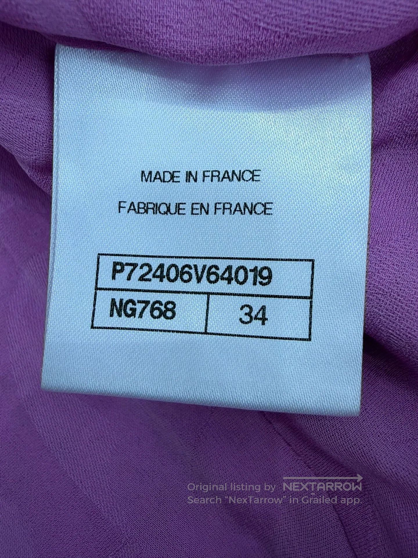 Chanel Chanel Pink Purple Knitted Long Vest. Size XXS / US 00 / IT 34 - 5 Thumbnail
