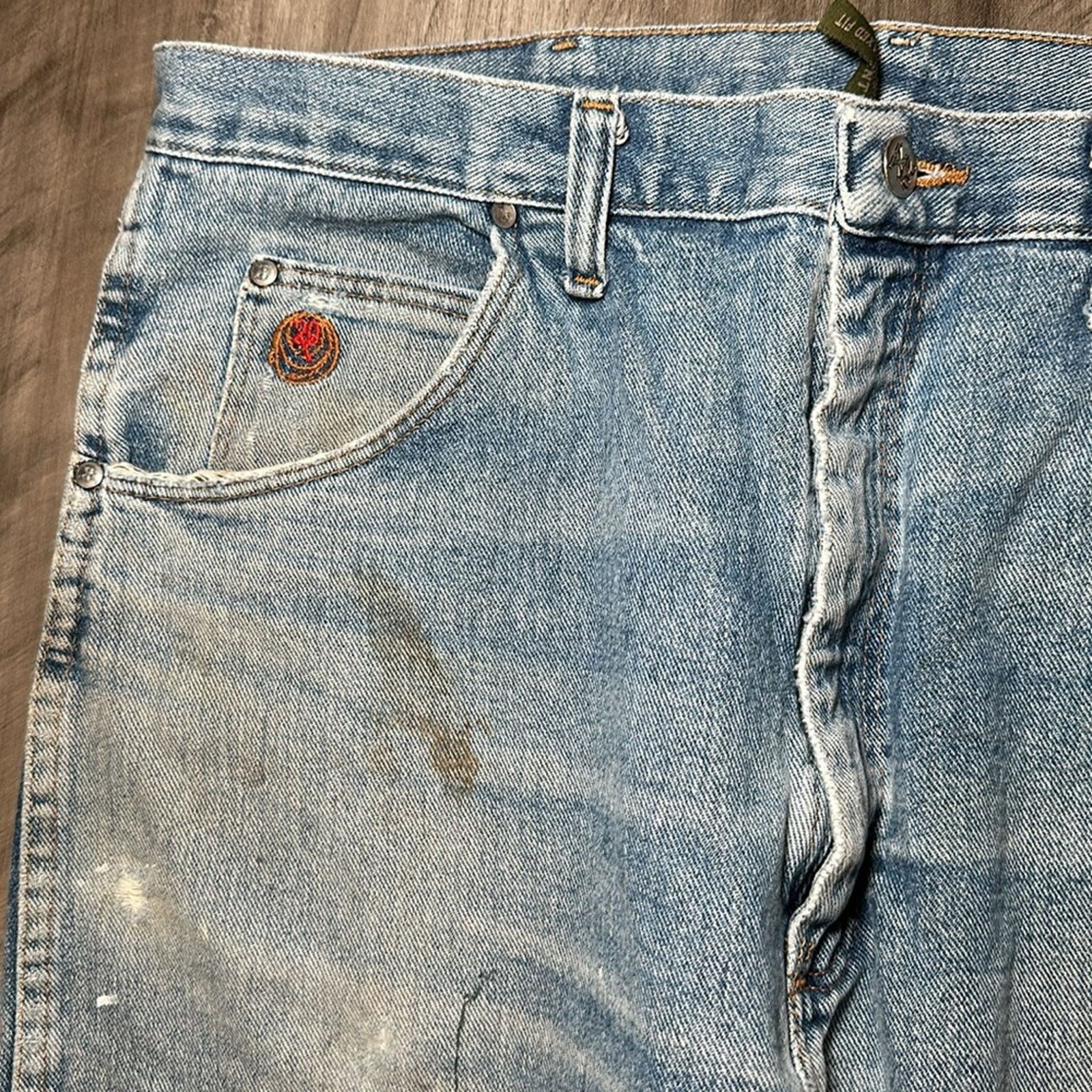 Wrangler Wrangler 20X Style 22 Original Fit Painters Work - 38x34 Size US 38 / EU 54 - 8 Thumbnail