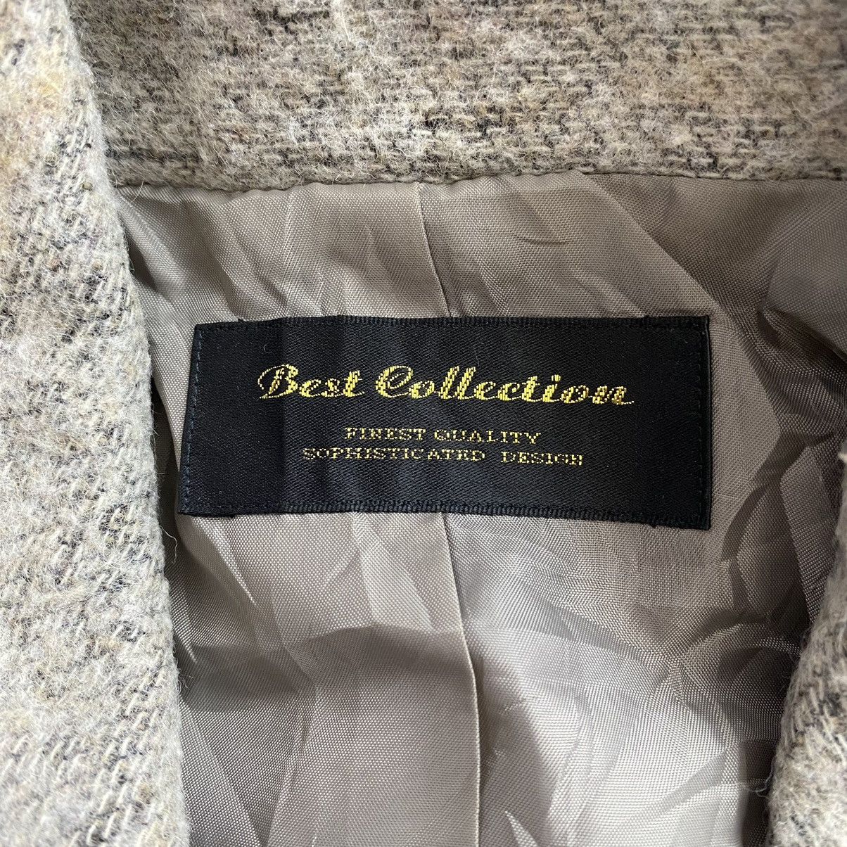 Other BEST COLLECTION Safari Design Overprint Wool Coat Size L / US 10 / IT 46 - 8 Thumbnail