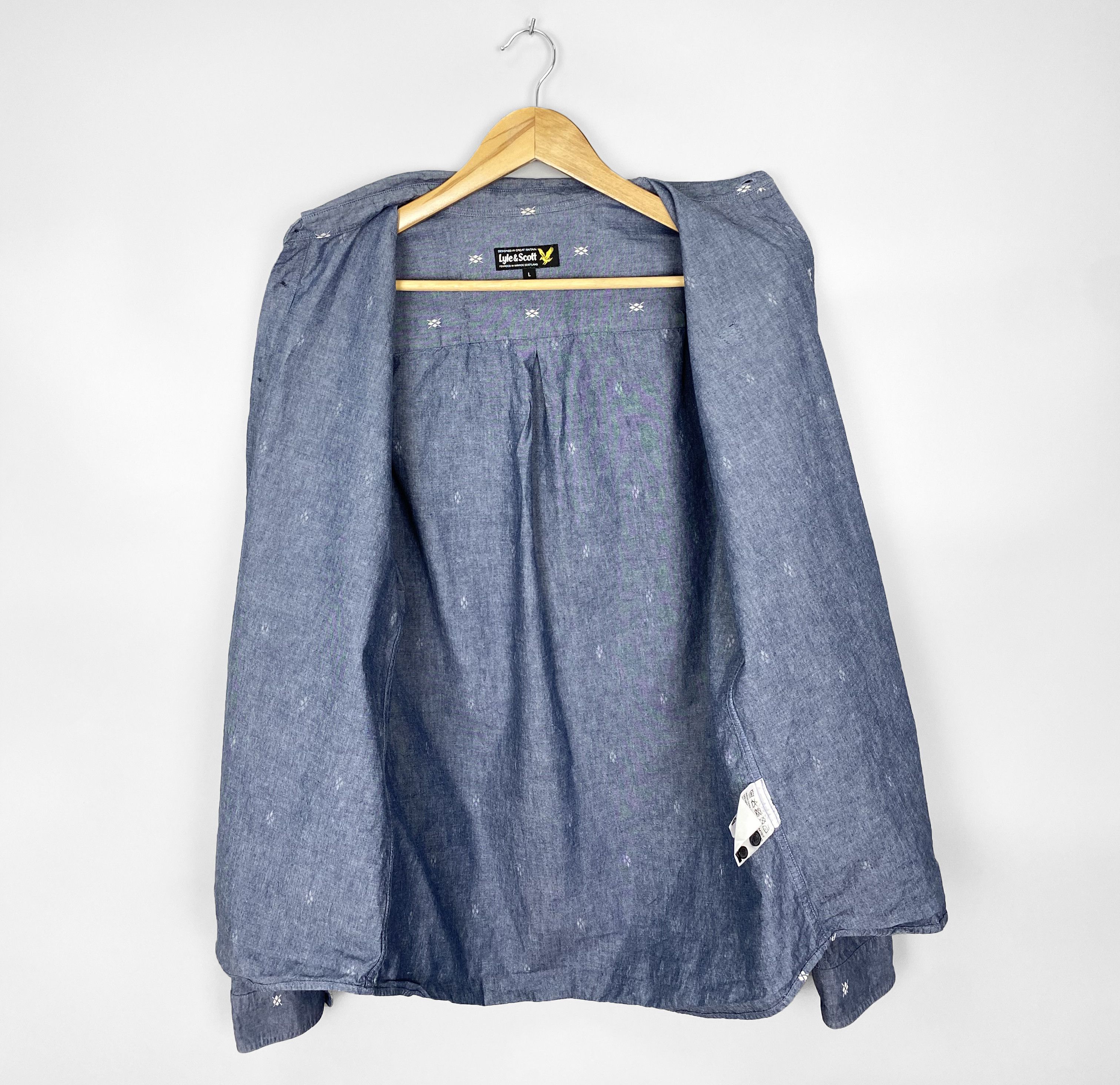 Lyle & Scott Lyle Scott Button Ups Shirt Size US L / EU 52-54 / 3 - 5 Thumbnail