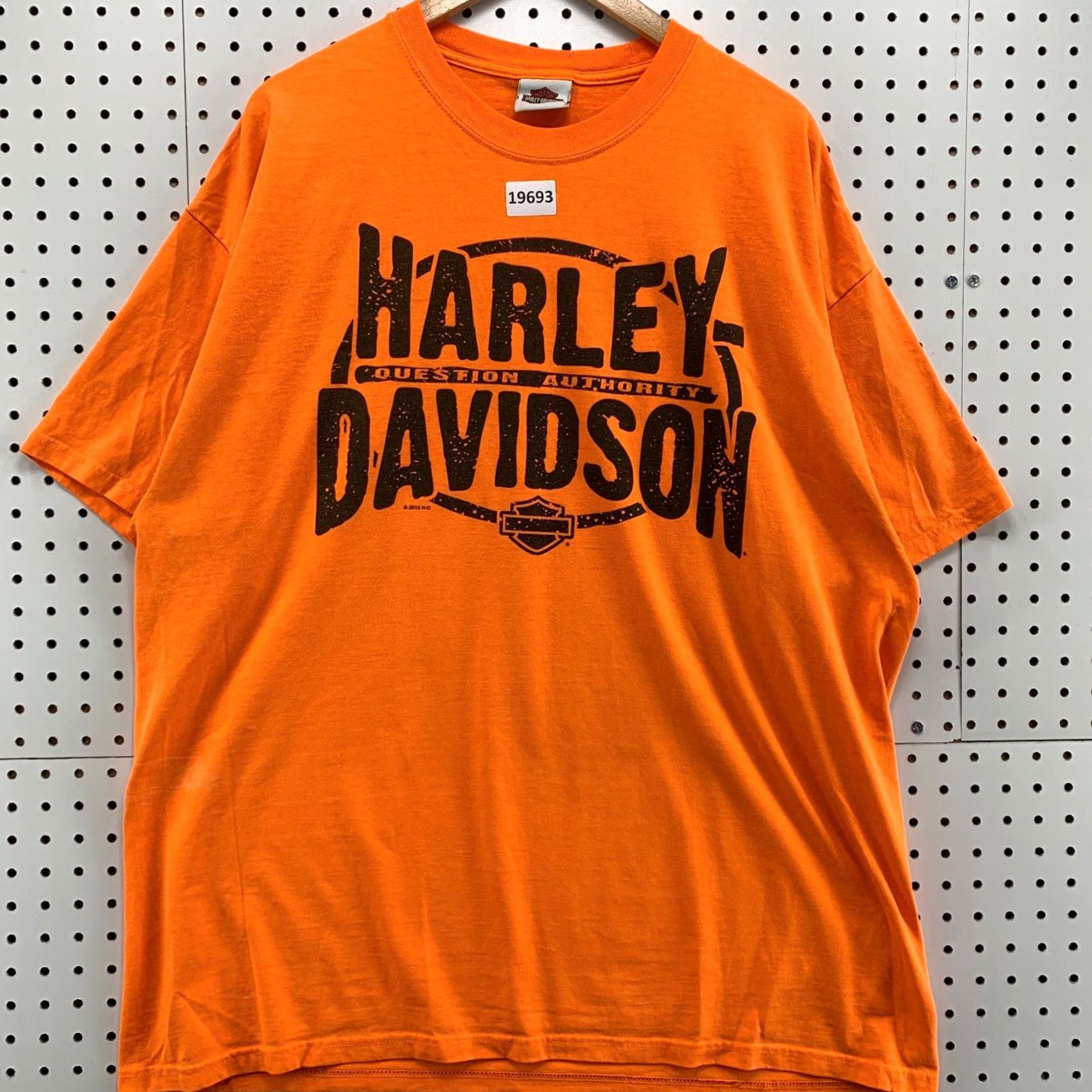 Harley Davidson Harley Davidson Motorcycle Shirt Orange Mens 2XL Kersting's Museum XXL Size US XXL / EU 58 / 5 - 2 Thumbnail