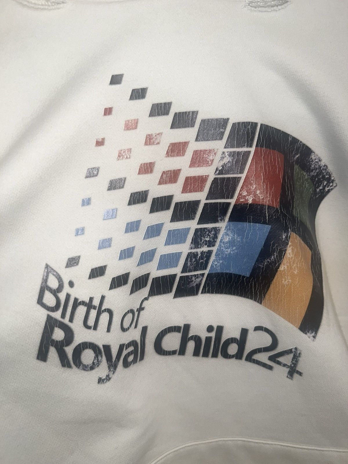 Birth of Royal Child Birth of Royal Child “Windows 24” Retro Distressed Hoodie Size US L / EU 52-54 / 3 - 8 Thumbnail