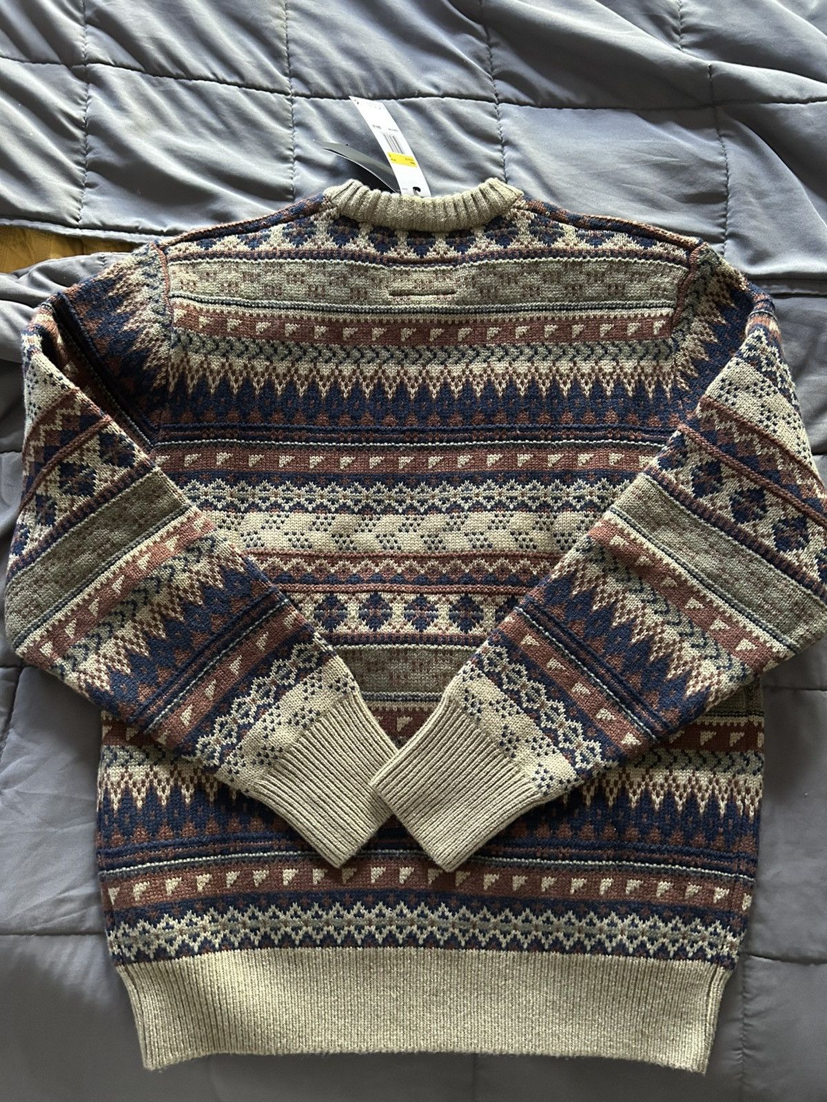 Nike Nike Life Men's Fair Isle Swoosh Sweater Size US S / EU 44-46 / 1 - 4 Thumbnail