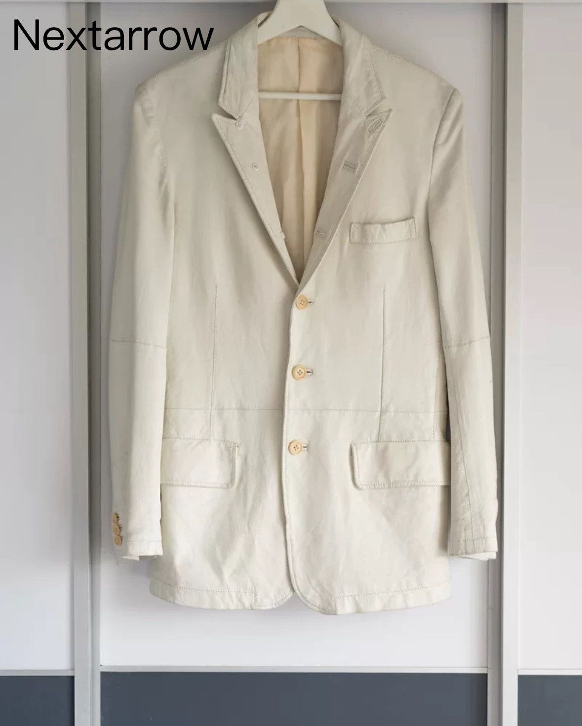 Yohji Yamamoto Yohji Yamamoto 10ss Bankruptcy Leather jacket 2412-Nextarrow Size US M / EU 48-50 / 2 - 1 Thumbnail