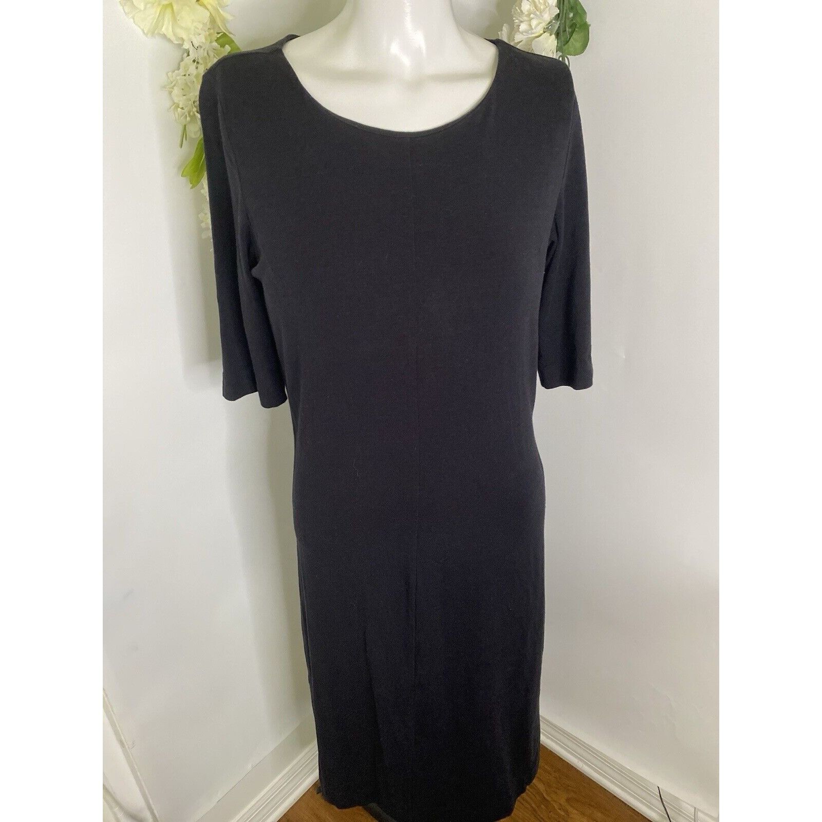 Diane von Furstenberg Diane Von Furstenberg Women Scoop Neck Short Sleeve Midi Dre Size L / US 10 / IT 46 - 14 Thumbnail