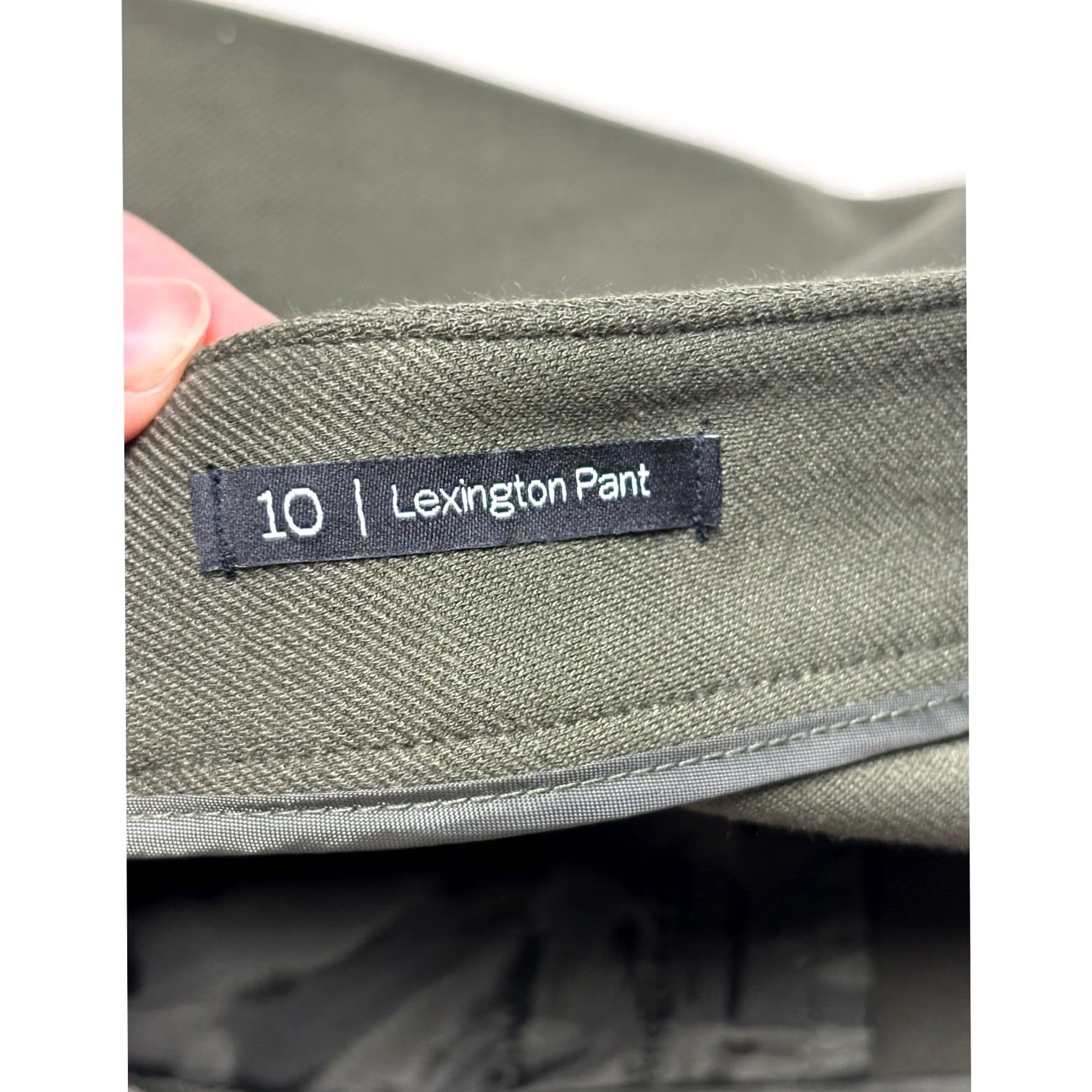 Talbots Talbots Lexington Pant Womens 10 W34 L28 Olive Green Skinny Ankle Length Size 32" / US 10 / IT 46 - 6 Thumbnail