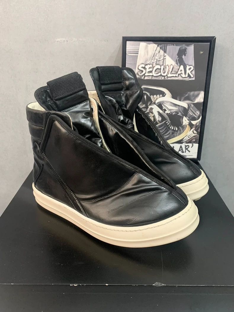 Rick Owens rick owens 17 FW leather face show black face white bottom Size US 9 / EU 42 - 3 Thumbnail