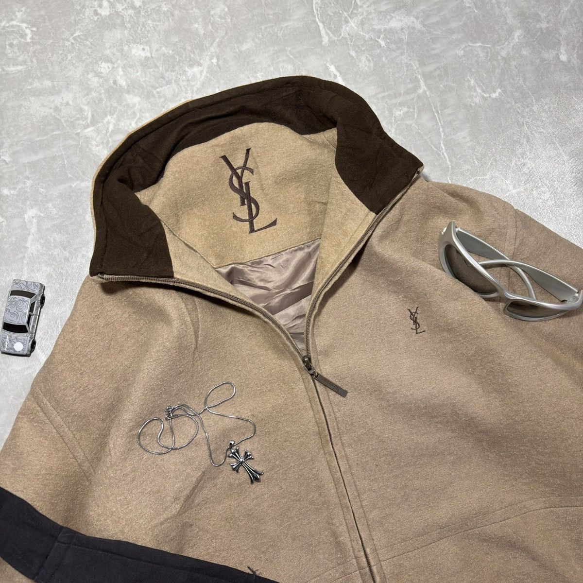 Yves Saint Laurent Ysl vintage jacket Size US L / EU 52-54 / 3 - 4 Thumbnail