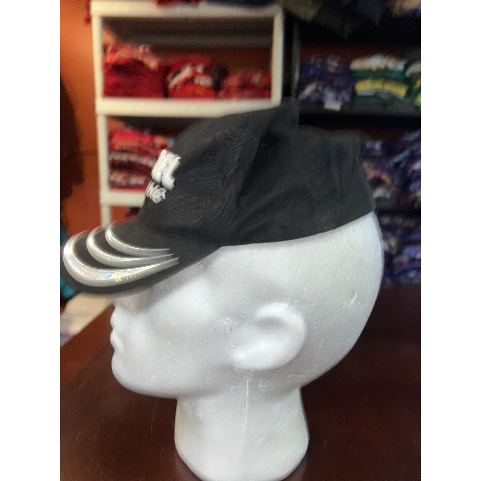 Vintage Ryan Newman Hat Alltel Racing Race Black Cap Headwear Size ONE SIZE - 4 Thumbnail
