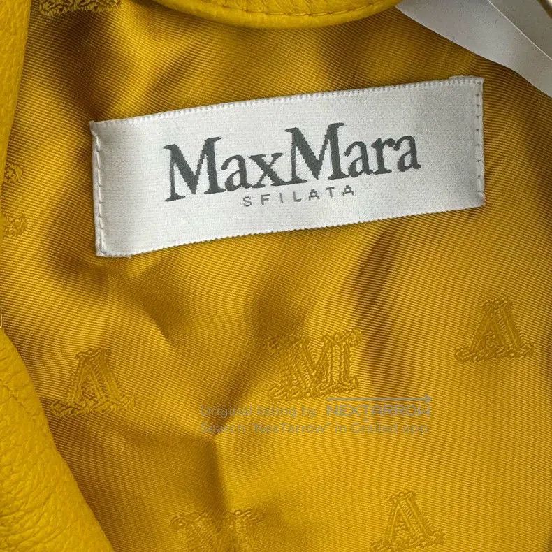 Max Mara Max Mara Yellow Lamb Leather Double Zipper Jacket Size XS / US 0-2 / IT 36-38 - 2 Thumbnail