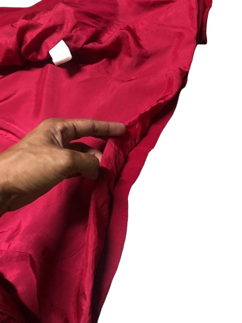 Christian Dior Monsieur Christian Dior PRET-A-PORTER Red Coat Jacket No Collar Size M / US 6-8 / IT 42-44 - 8 Thumbnail