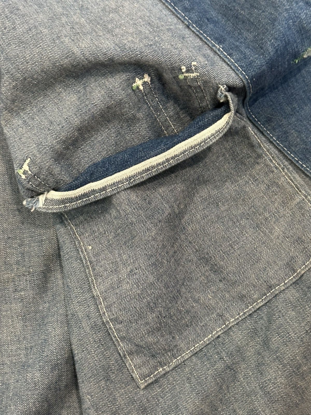 Oshkosh Vintage Osh Kosh B’Gosh Selvedge Denim Chore Coat XL Size US XL / EU 56 / 4 - 15 Thumbnail