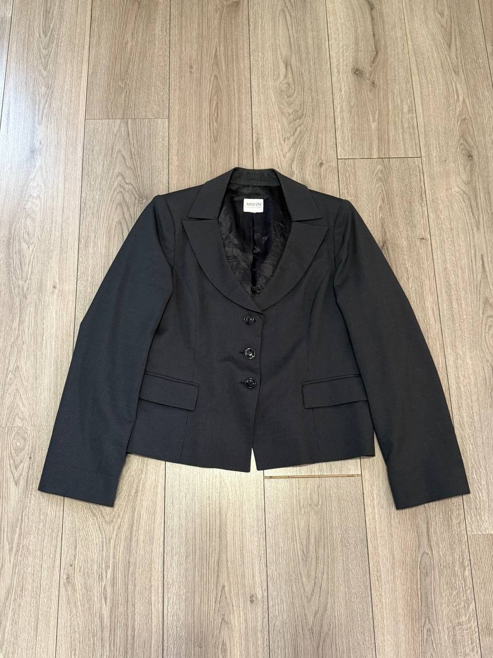 Armani Collezioni Armani Collezioni Women Luxury Blazer Jacket Size M Gray Size M / US 6-8 / IT 42-44 - 1 Thumbnail