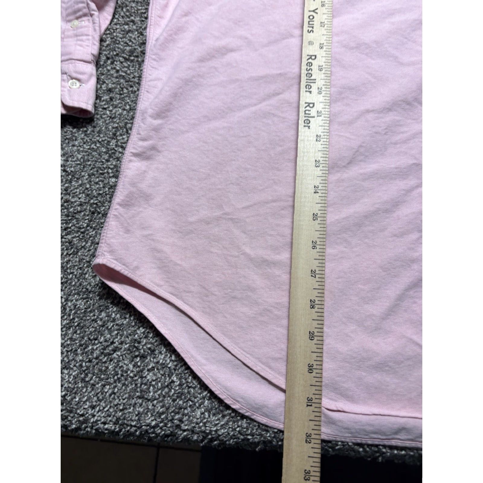 Ralph Lauren Ralph Lauren Shirt Oxford Mens 17.5-35 Pink Yarmouth Cotton Flesh Pony Regular Button-Up Collared N/A? Size US XXL / EU 58 / 5 - 7 Thumbnail