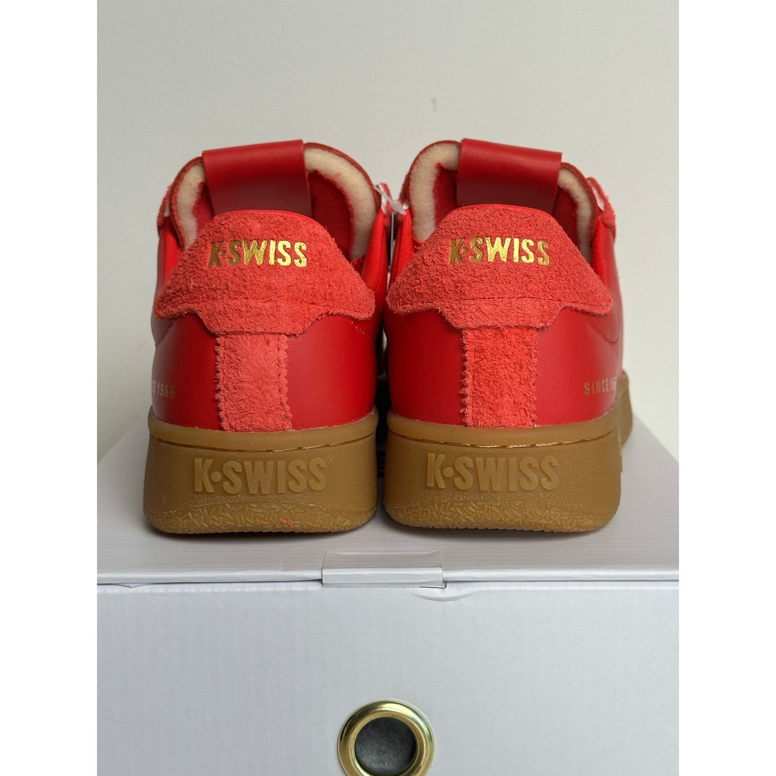 K-Swiss K-Swiss x Anwar Carrots Slamm Klub Red Sneaker - Size 7.5M Size US 7.5 / EU 40-41 - 5 Thumbnail