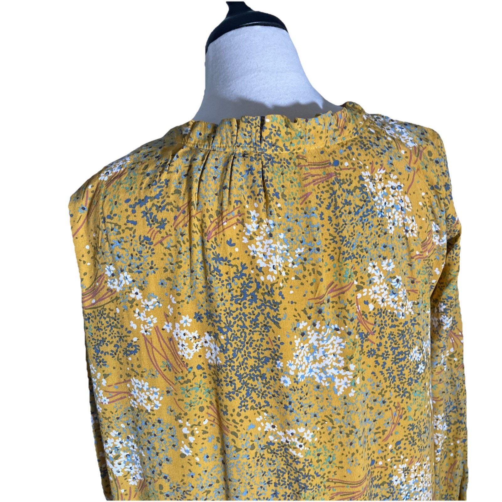 Loft LOFT Long Sleeve Multicolor Floral Dress, Fully Lined S Size S / US 4 / IT 40 - 5 Thumbnail