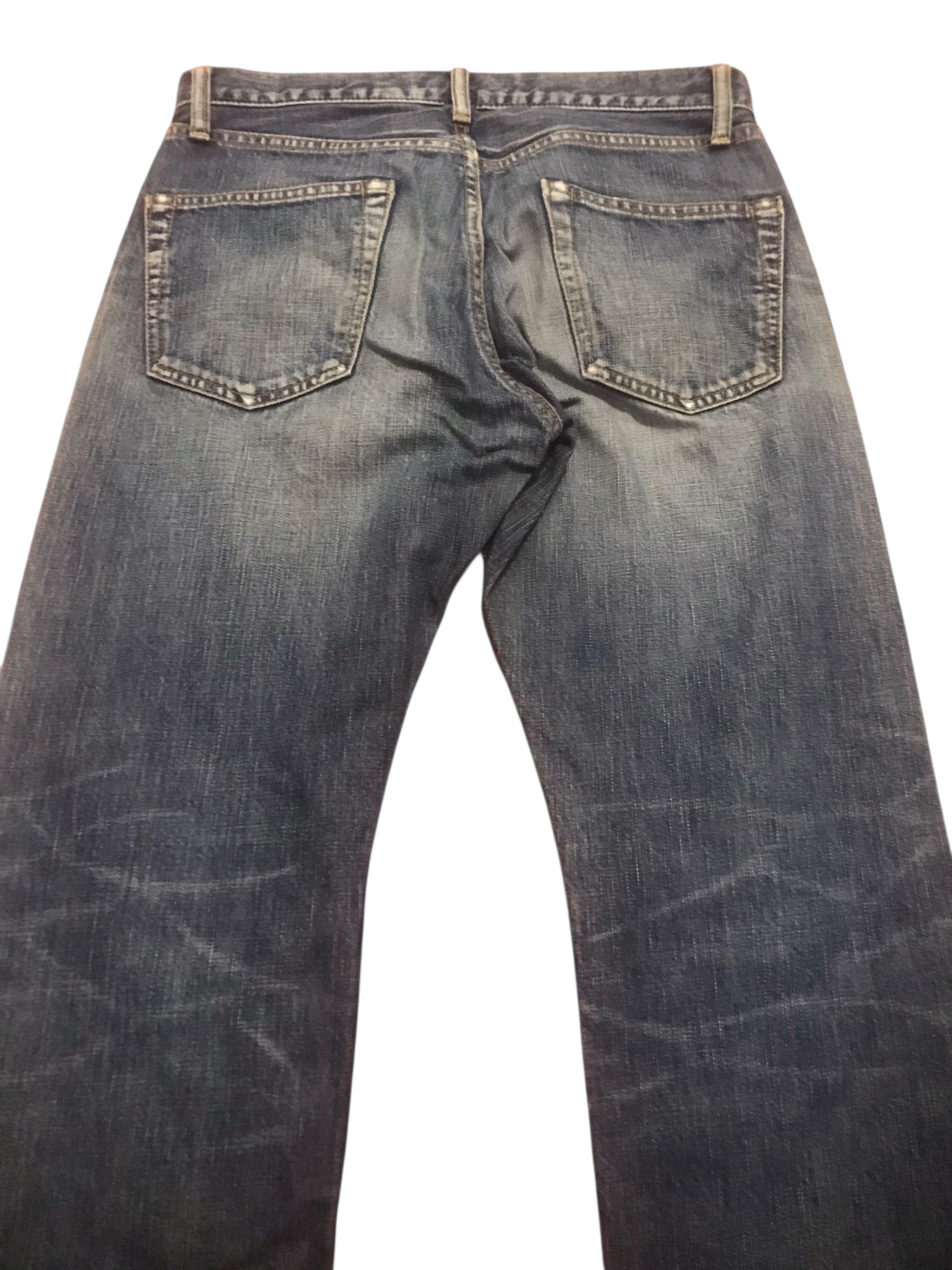 Japanese Brand Tomorrowland selvedge mud wash distressed denim Size US 30 / EU 46 - 4 Thumbnail