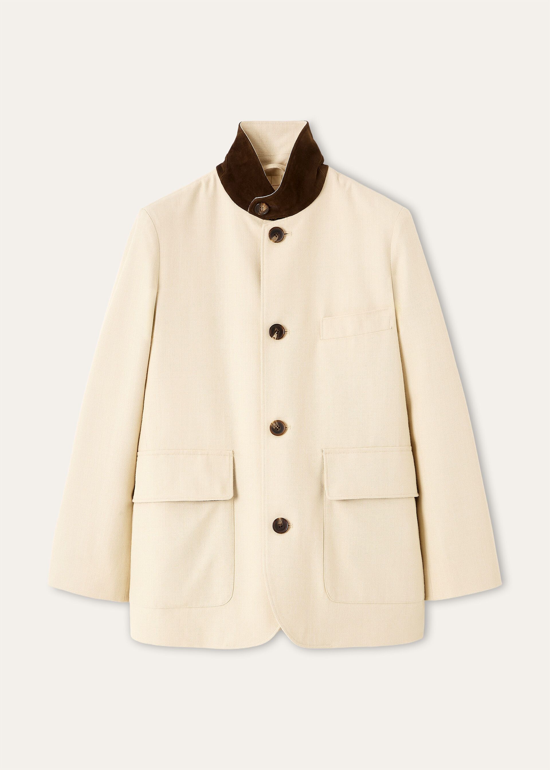 Loro Piana os11x0426 FAQ6870 Roadster Mini Jacket in Silent Armony Size XS / US 0-2 / IT 36-38 - 1 Thumbnail